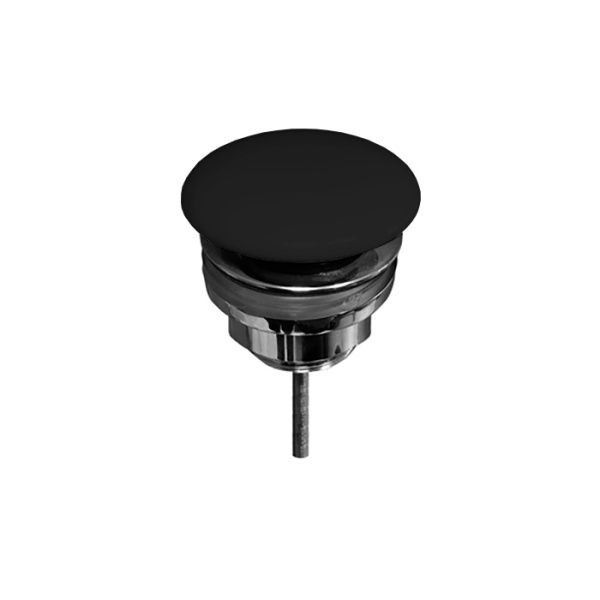 Донный клапан для раковины Kerasan 923304 черный глянец