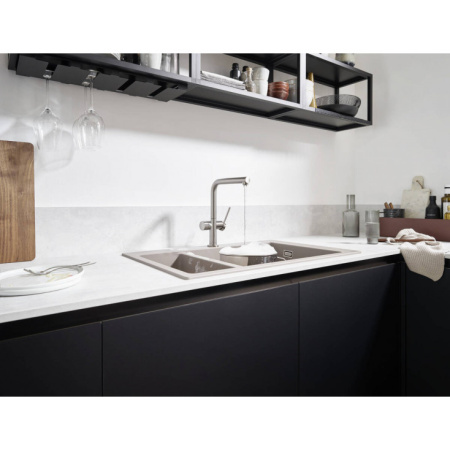 Смеситель для кухни Hansgrohe Talis M54 72827000, хром