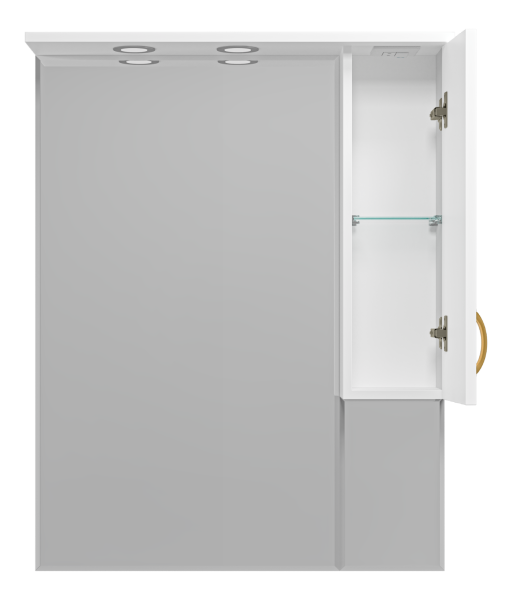 Зеркало-шкаф (78х100) Misty Амбра 80 правый П-Амб0280-0322ЯП