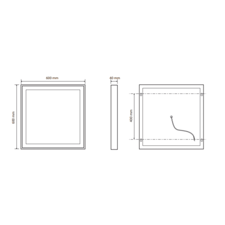 Зеркало Bemeta Hotel 128101829