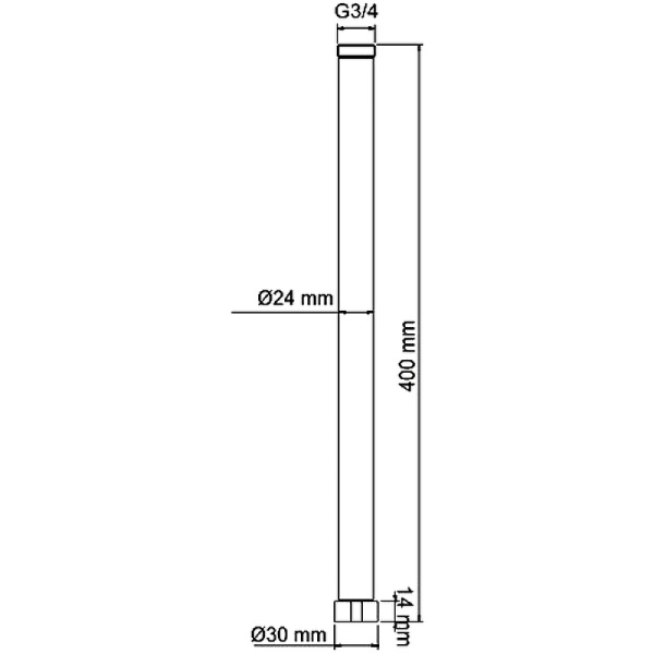 Удлинитель для душевого комплекта WasserKRAFT A230