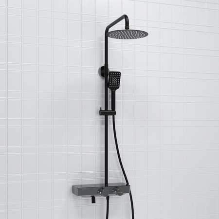 Душевая система WasserKRAFT A114.258.130.CB Thermo