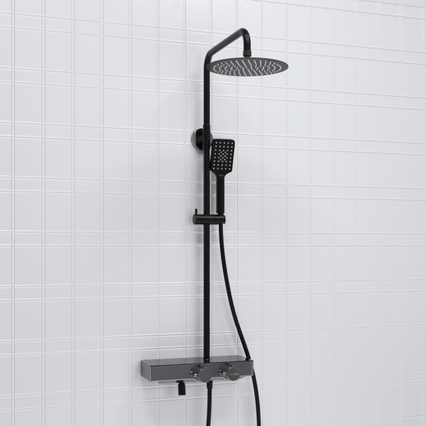 Душевая система WasserKRAFT A114.258.130.CB Thermo