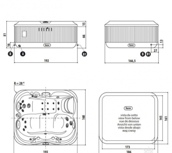 Мини бассейн Jacuzzi Spa 944499565