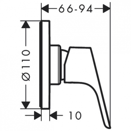 Смеситель для душа Hansgrohe Focus E 31961000
