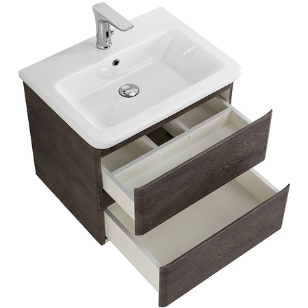 База под раковину BelBagno ALBANO-CER-600-2C-SO-RNG подвесная Robere Nature Grigio