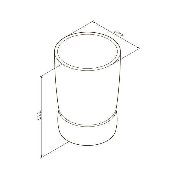 Стеклянный стакан Am.Pm Sensation A3031300 Стеклянный стакан Am.Pm Sensation A3031300