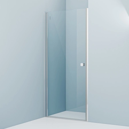 Душевая дверь распашная IDDIS Ray RAY6CP9i69, глянцевый алюминий