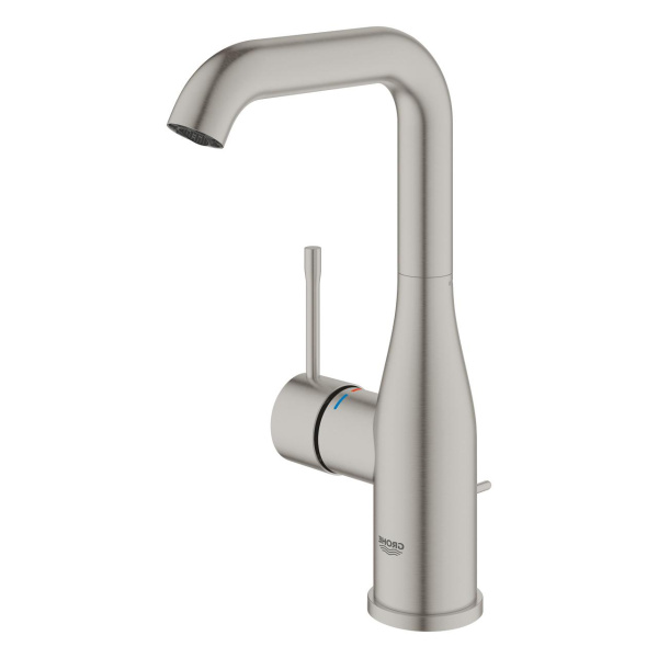 Смеситель для раковины однорычажный Grohe Essence New 24174 DC1 (24174DC1) суперсталь