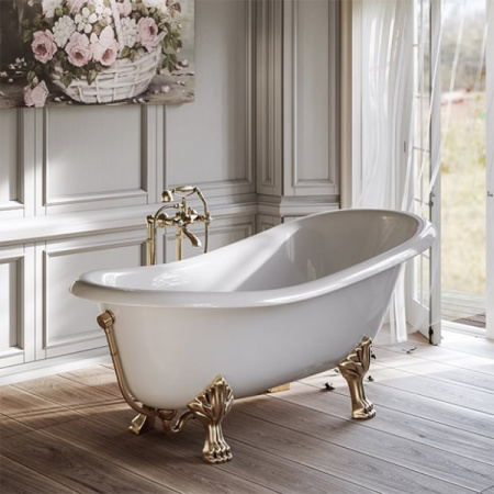 Ванна композитная Tiffany World TW176 bi/oro