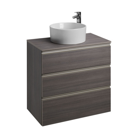 Тумба под раковину Roca Gap 80 городской дуб, 3 ящика, A857406402