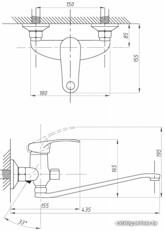 Смеситель для ванны с душем FAUZT FZs-888-133 тип См-ВУОРНШлА