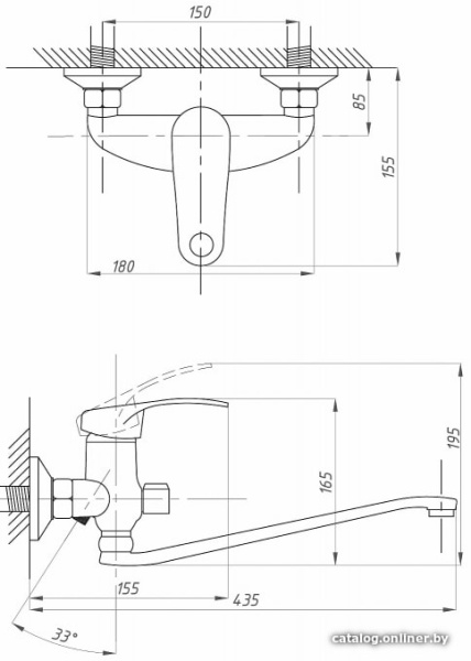 Смеситель для ванны с душем FAUZT FZs-888-133 тип См-ВУОРНШлА
