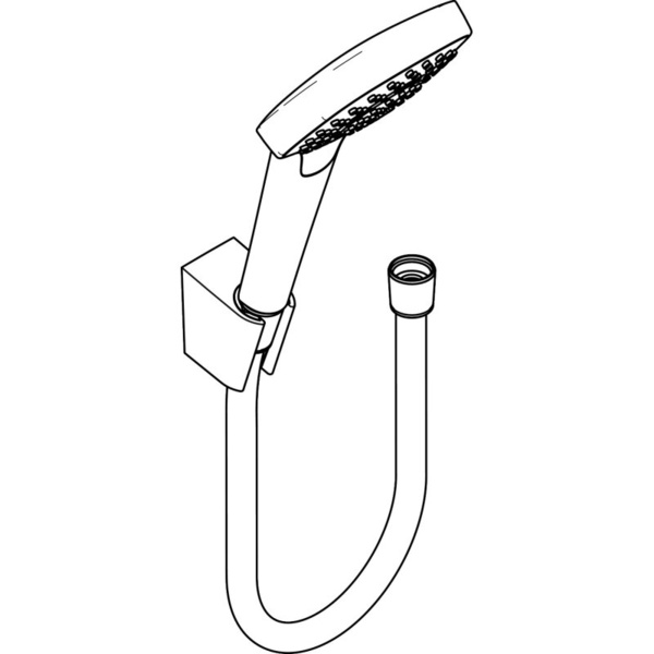 Душевой набор Hansgrohe Croma Select E Vario 26425400 белый/хром