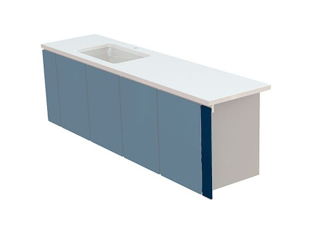 Столешница под приставную раковину (без раковины) 2362 мм Астра-Форм "Купе" ЦВ RAL