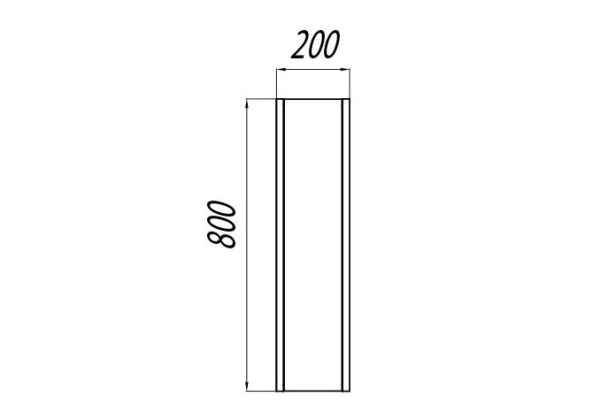 Шкаф для зеркала Акватон Брук 1A201003BCDL0
