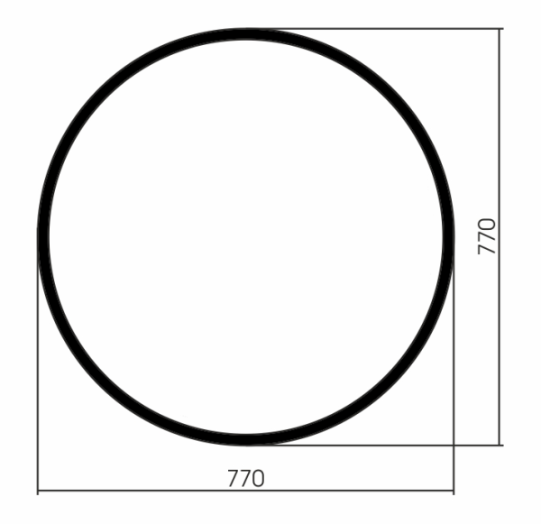 Зеркало (77х77) Silver Mirrors  Манхэттен-лофт ФР-00002429