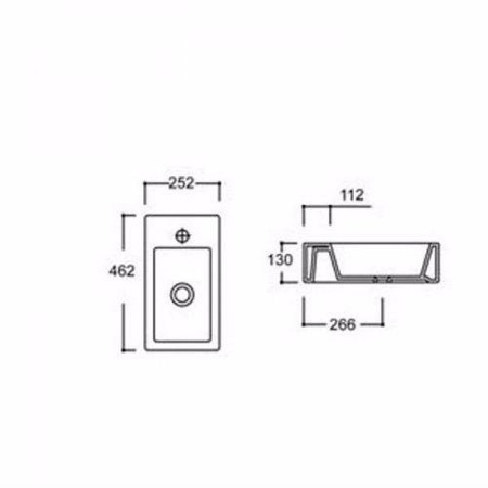 Раковина Aquaton Gural 25 1AX147WBXX000