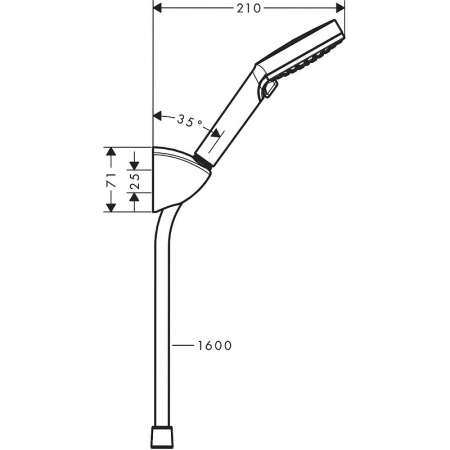Душевой гарнитур Hansgrohe Vernis Blend 26273000
