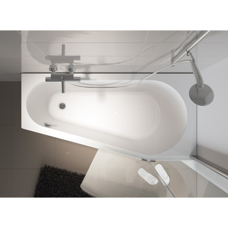 Акриловая ванна RIHO Delta (160x80) левая B069001005 без гидромассажа