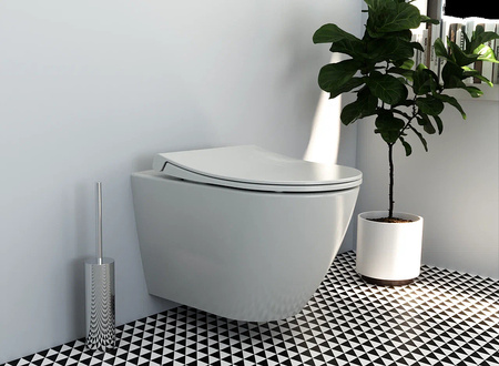 Подвесной унитаз безободковый Vitra Sanibelle 7551B003-0075 без сиденья