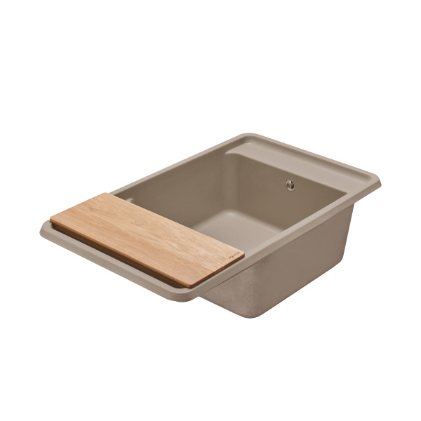 Кухонная мойка Aquaton Беллис 87 1A724832BS250 серый шелк