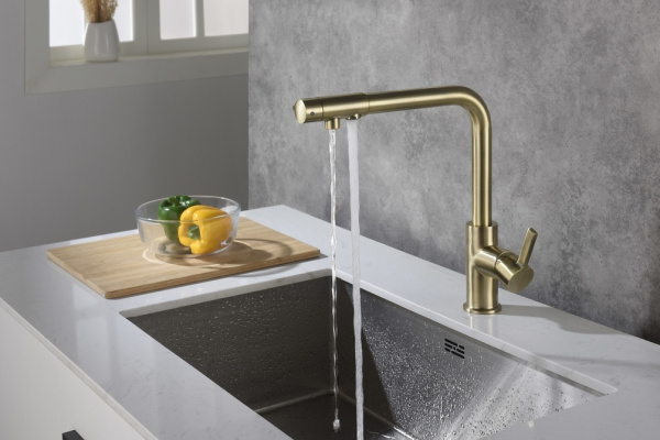 Смеситель для кухни с подключением фильтра Timo Hette 1026/17F