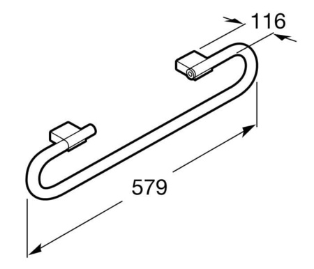 Полотенцедержатель Roca Fashion 816004001