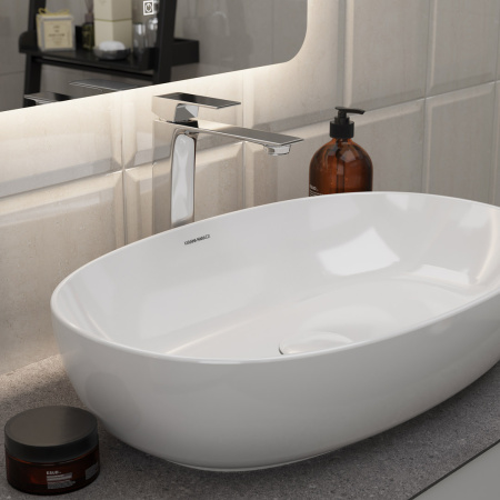 Раковина накладная (60х38) Kerama Marazzi Plaza PLR.wb.60