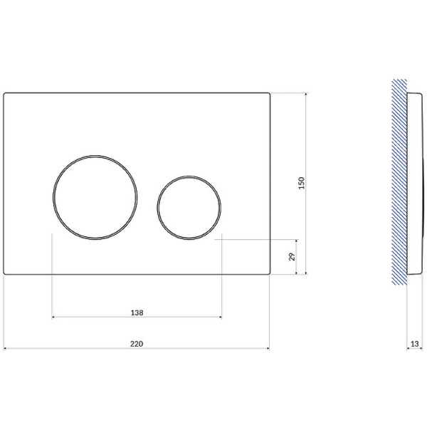 Комплект унитаза Cersanit Sreet Fusion Vortex DPL EO Slim с инсталляцией Vector 64578 