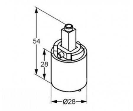 Картридж KLUDI 7661900