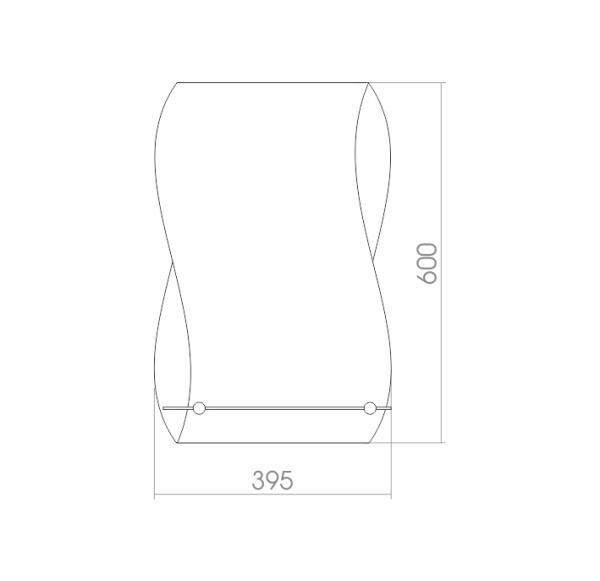 Зеркало (40х60) Silver Mirrors  Домино 00000295