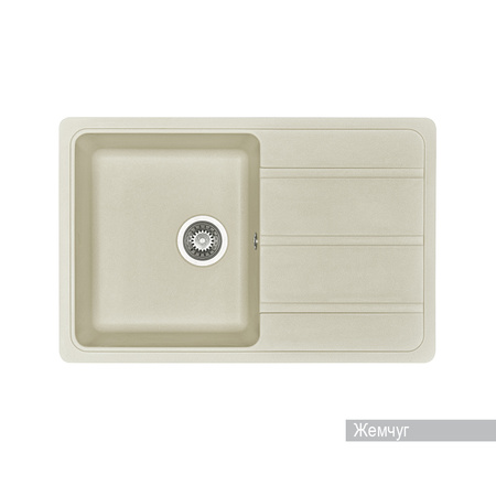 Кухонная мойка Aquaton Аманда 1A712832AD240 жемчуг