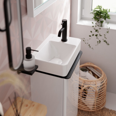 Кран для холодной воды без донного клапана Hansgrohe Tecturis S 73313670 черный матовый