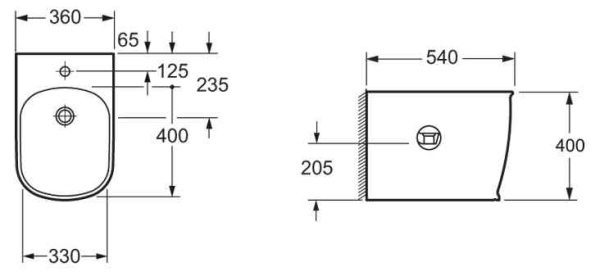 Биде напольное BelBagno PRADO BB10150B