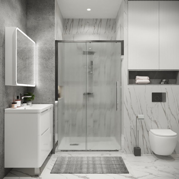 Душевая дверь (130х195) Grossman Cosmo 100.K33.02.130.10.02, раздвижная