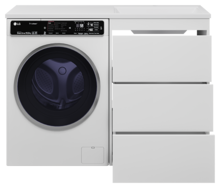 Тумба под стиральную машину Brevita Grafit 60 GRA-01060-023Я