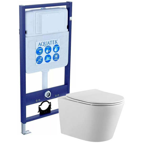 Комплект унитаза с инсталляцией Aquatek Set Aquatek Вега