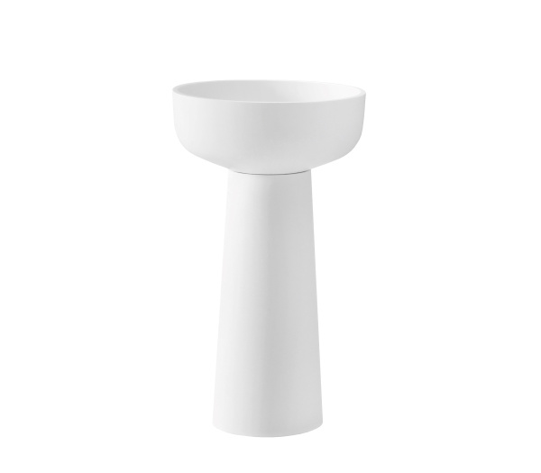 Раковина напольная напольная Vincea Solid Surface VBS-4SP02MW белый матовый
