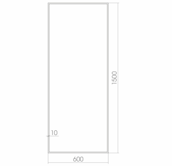 Зеркало (60х150) Silver Mirrors  Монреаль ФР-00001407