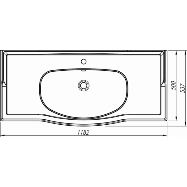 Умывальник мебельный Opadiris Florentina Лаура 120 10.210.01200.001