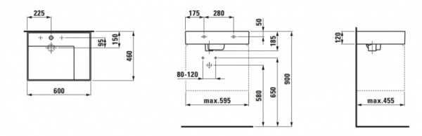 Раковина Laufen Kartell 8.1033.4.020.108.1
