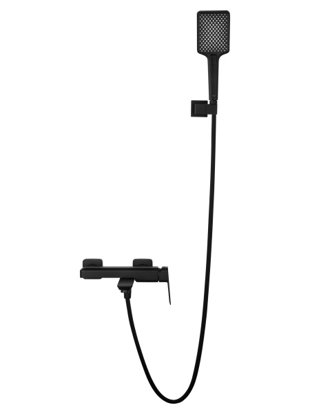 Смеситель для ванны с душем WONZON & WOGHAND DIAMOND, черный матовый WW-88639011-MB