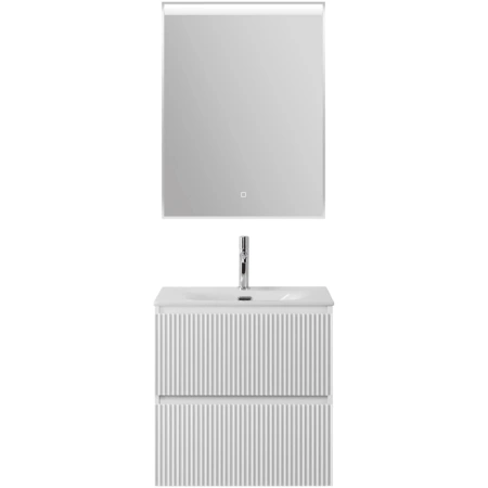 Тумба под раковину 50 BelBagno Uno UNO-MINI-500-2C-SO-BO белый матовый, без раковины