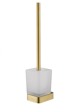 Туалетный ершик в комплекте WONZON & WOGHAND LOTTE, брашированное золото WW-8329-BG