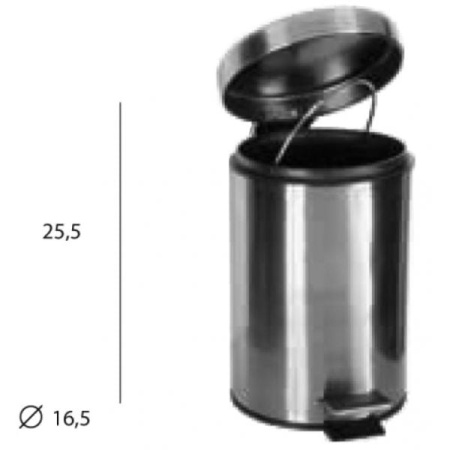 Ведро для ванной Tiffany World TWCV010-3brLight