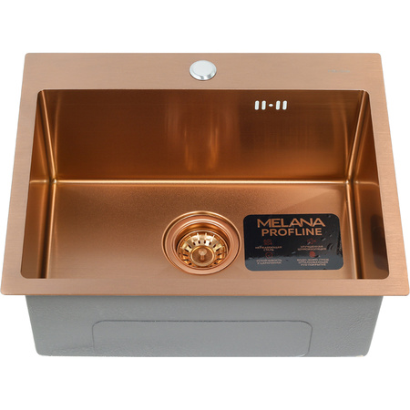 Кухонные мойки: (53х43х22) MELANA ProfLine D5343HC, бронза
