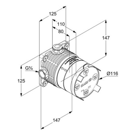 Душевой комплект Kludi Zenta 389300545