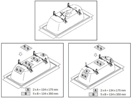 Шумоизоляционный комплект для ванны с крепежом Kaldewei 687675590000