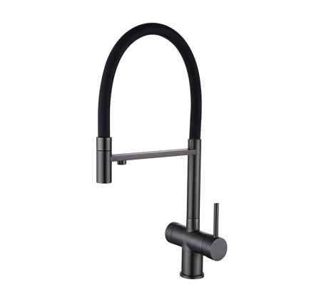 Смеситель для кухни EMAR ЕС - 7024 PVD Dark